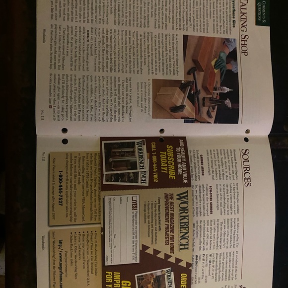 🎉5/$10🎉Woodsmith magazine vol 19 number 111 June 1997 garden arbor, step stool - Picture 7 of 8